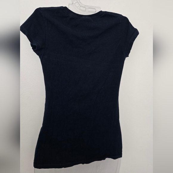 *3/$20 Farm Girl "Party on the Tailgate" Shpet Sleeve T-shirt Blue Yellow - Picture 3 of 3